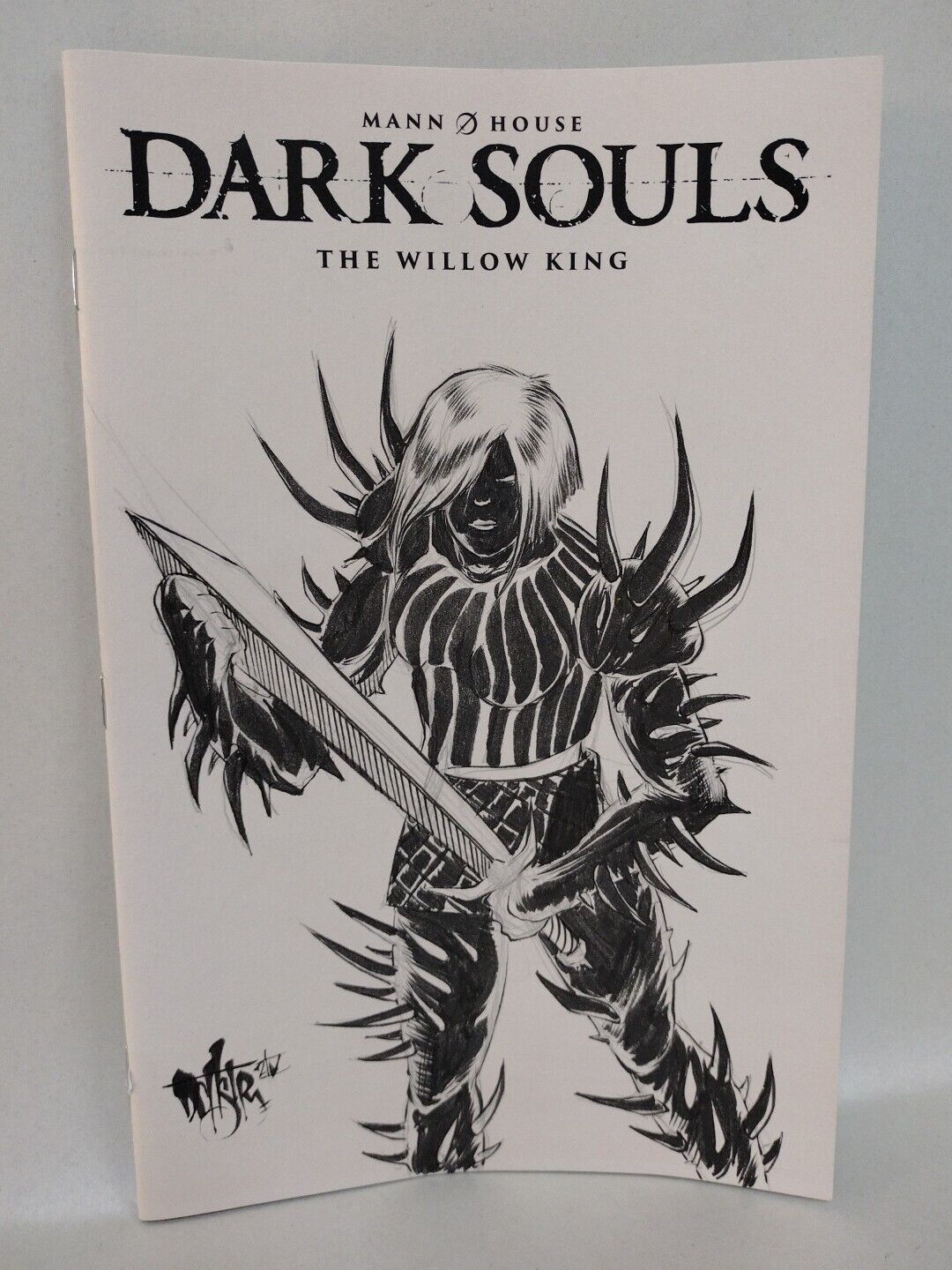 Dark Souls Willow King #1 (2024) Titan Sketch Var Comic W Original DCastr Art