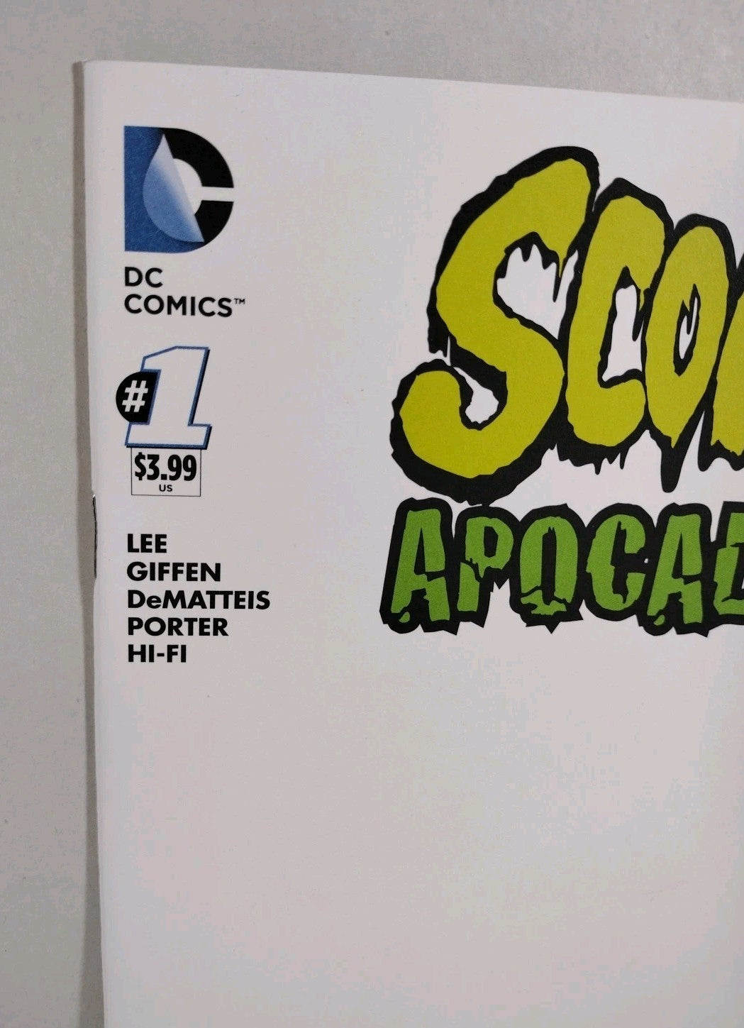 Scooby Doo Apocalypse #1 (2016) DC Comic Blank Sketch Variant Cover New NM