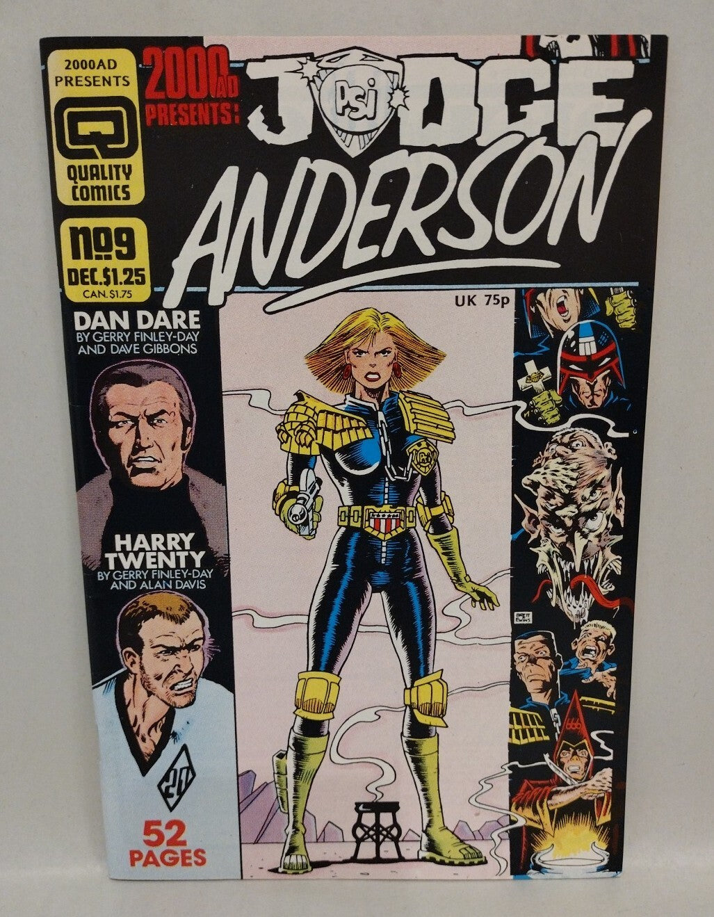 2000AD Presents #7 8 9 13 (1986) Quality Comic Lot Set Dan Dare Judge Anderson