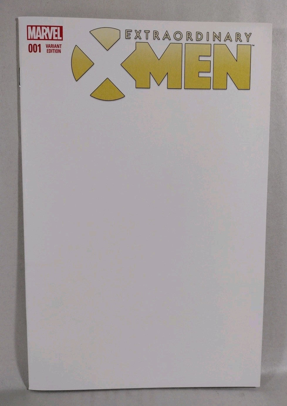 Extraordinary X-Men #1 (2016) Marvel Comic Blank Sketch Variant Cover VF