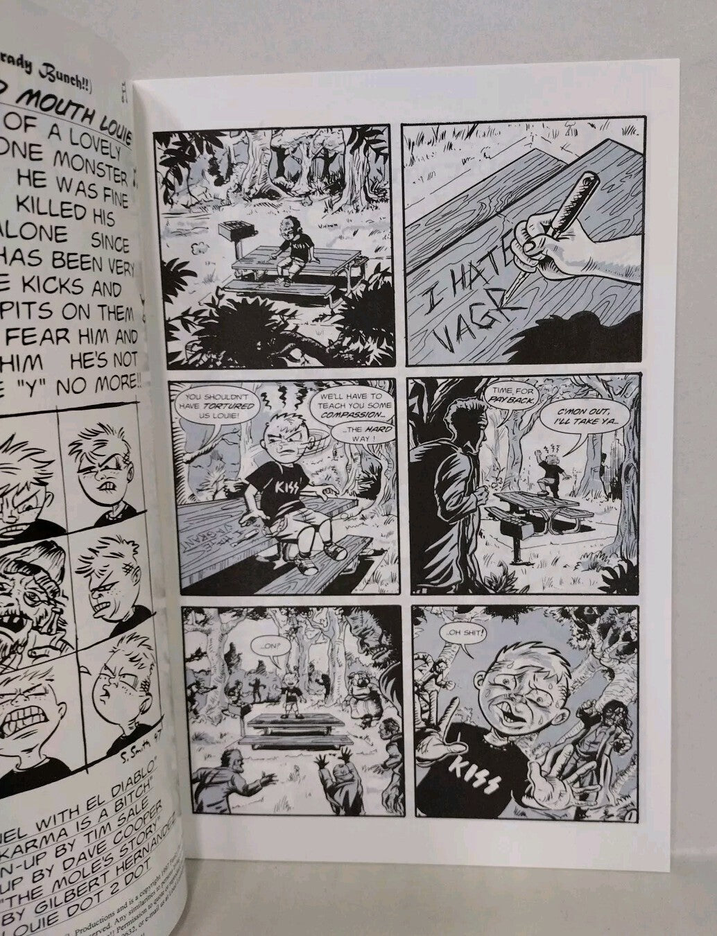 Loud Mouth Louie 1 (1997) Funky Devil Signed Underground Comic Hammonds Smith NM