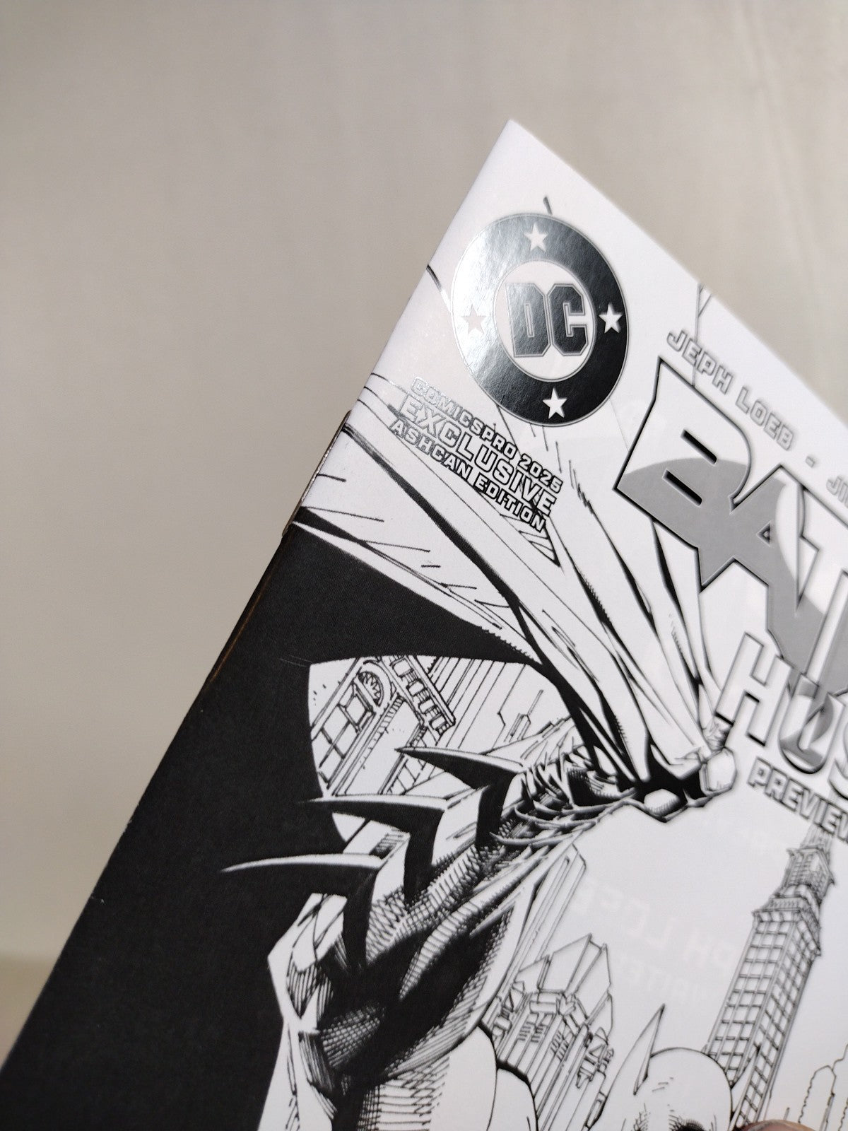 Batman Hush 2 ComicsPro (2025) Preview Ashcan  Signed Jim Lee & Jeph Loeb VF-NM