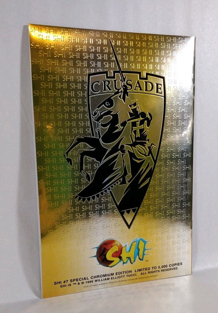 Shi Way Of The Warrior 1995 Crusade Comic Signed Lot 1 2 3 4 5 6 7 Set W Prints