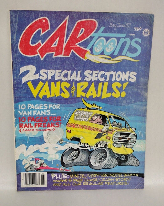 CAR Toons (1977) #98 Petersen Publishing Steve Austin Cover Art Errol McCarthy 