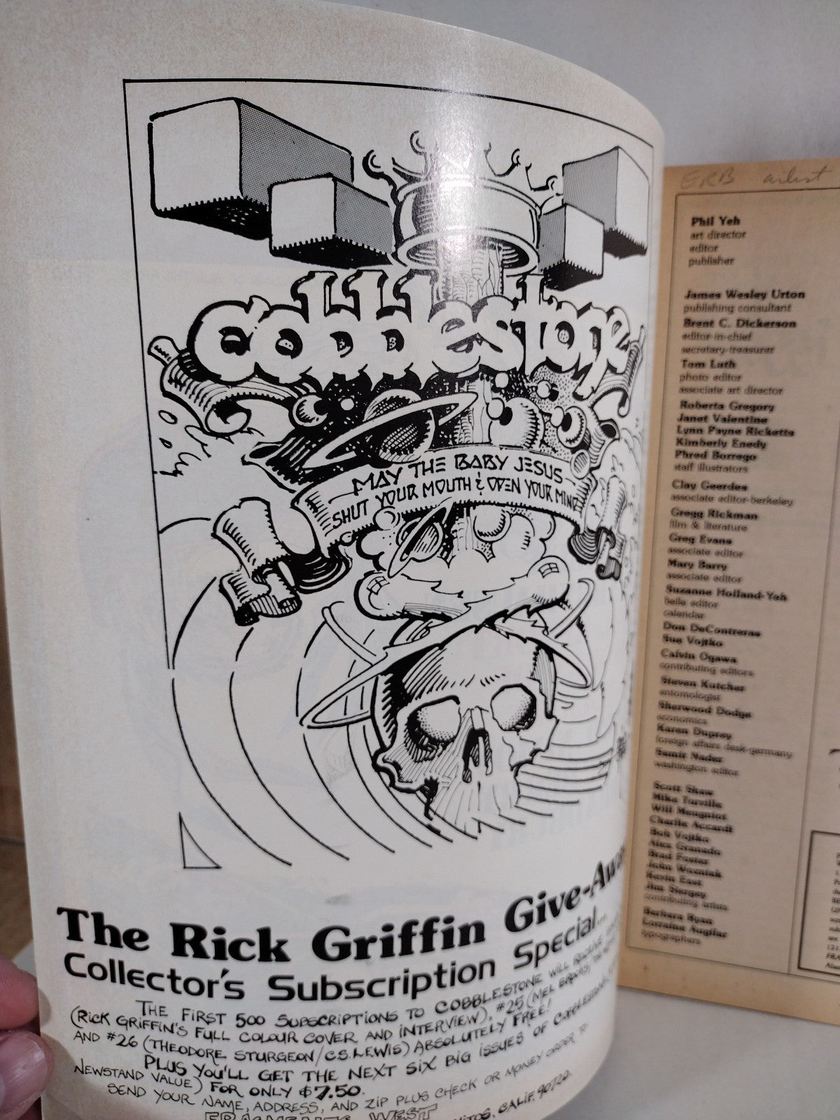 Cobblestone #27 (1977) Magazine Of All The Arts W Alex Nino Print Bruce Berry FN