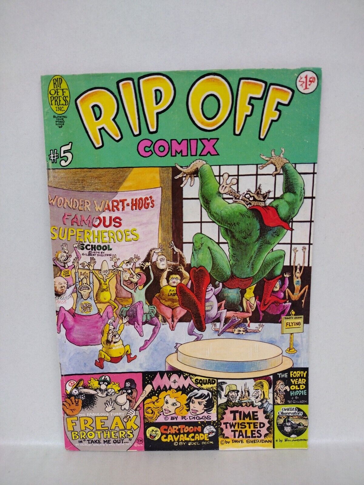 Rip Off Comix (1978) Comic Lot #4 5 Wonder Warthog Freak Bros FN