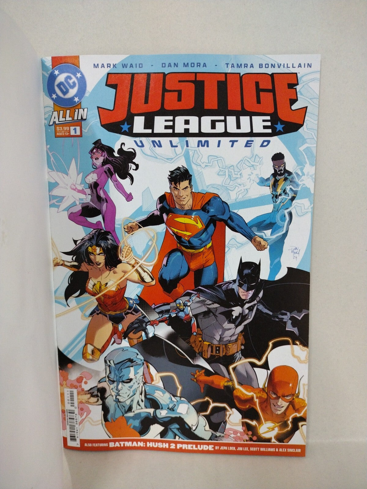 Justice League Unlimited #1 (2024) DC Sketch Variant Comic W Original DCastr Art