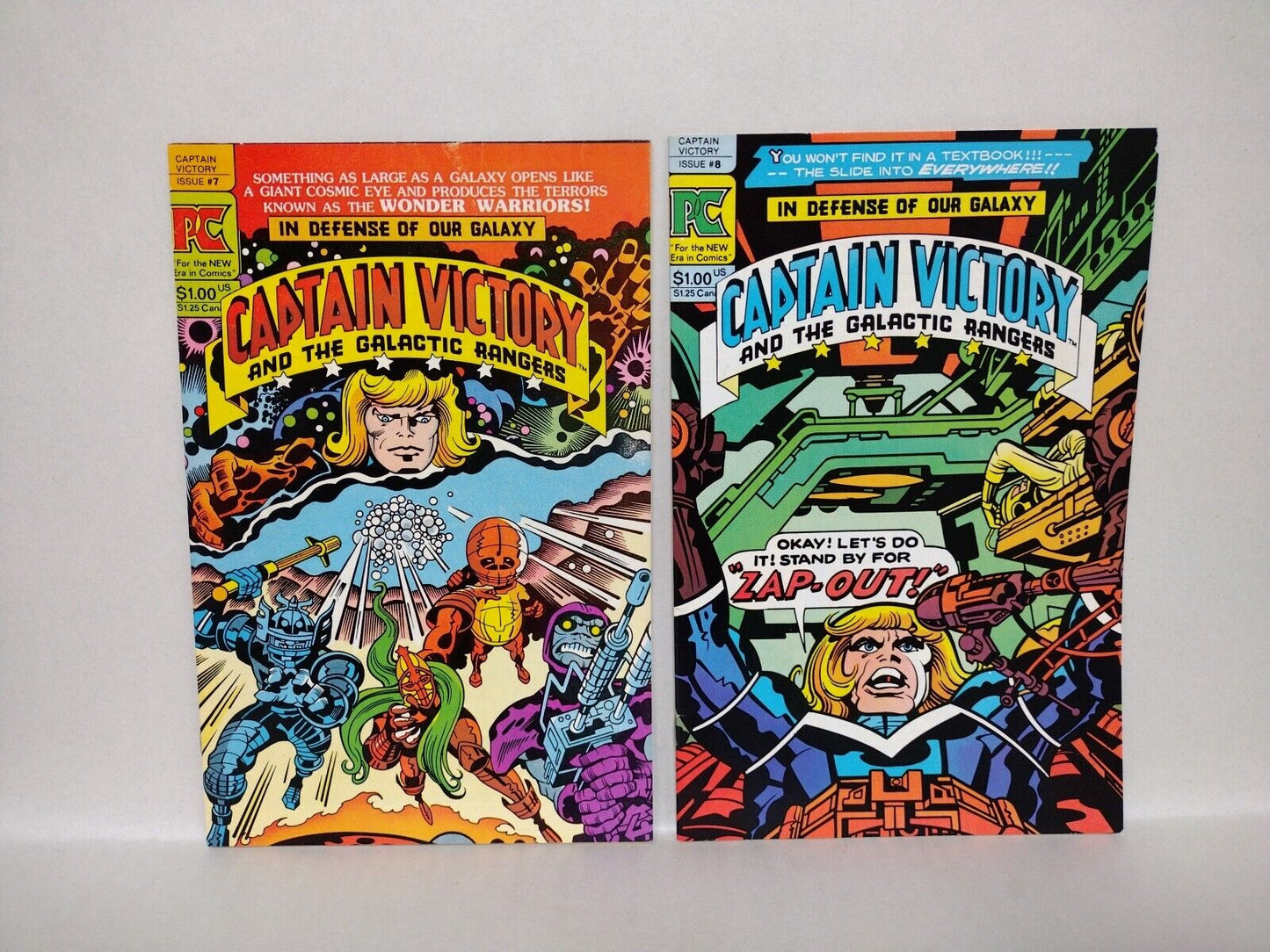 Captain Victory & The Galactic Rangers (1981) PC Comic Lot Set #1-9 Jack Kirby