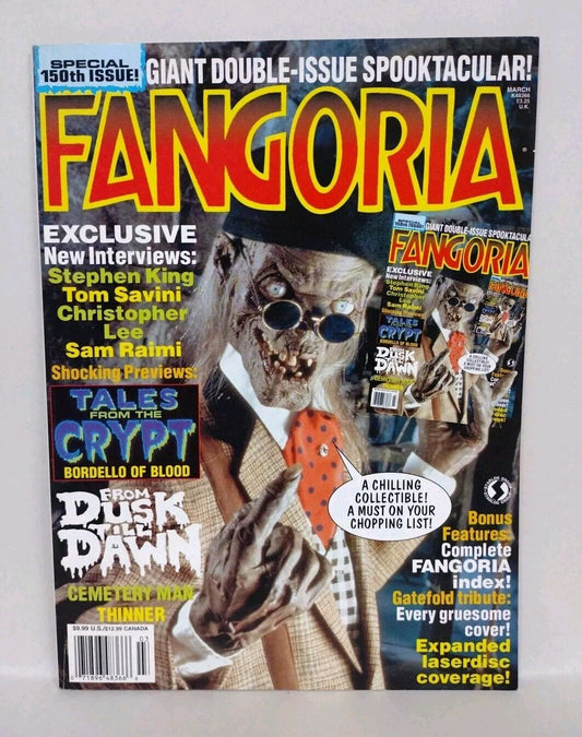 FANGORIA Magazine 150 (1996) Double Size Issue Stephen King Tom Savini Interview