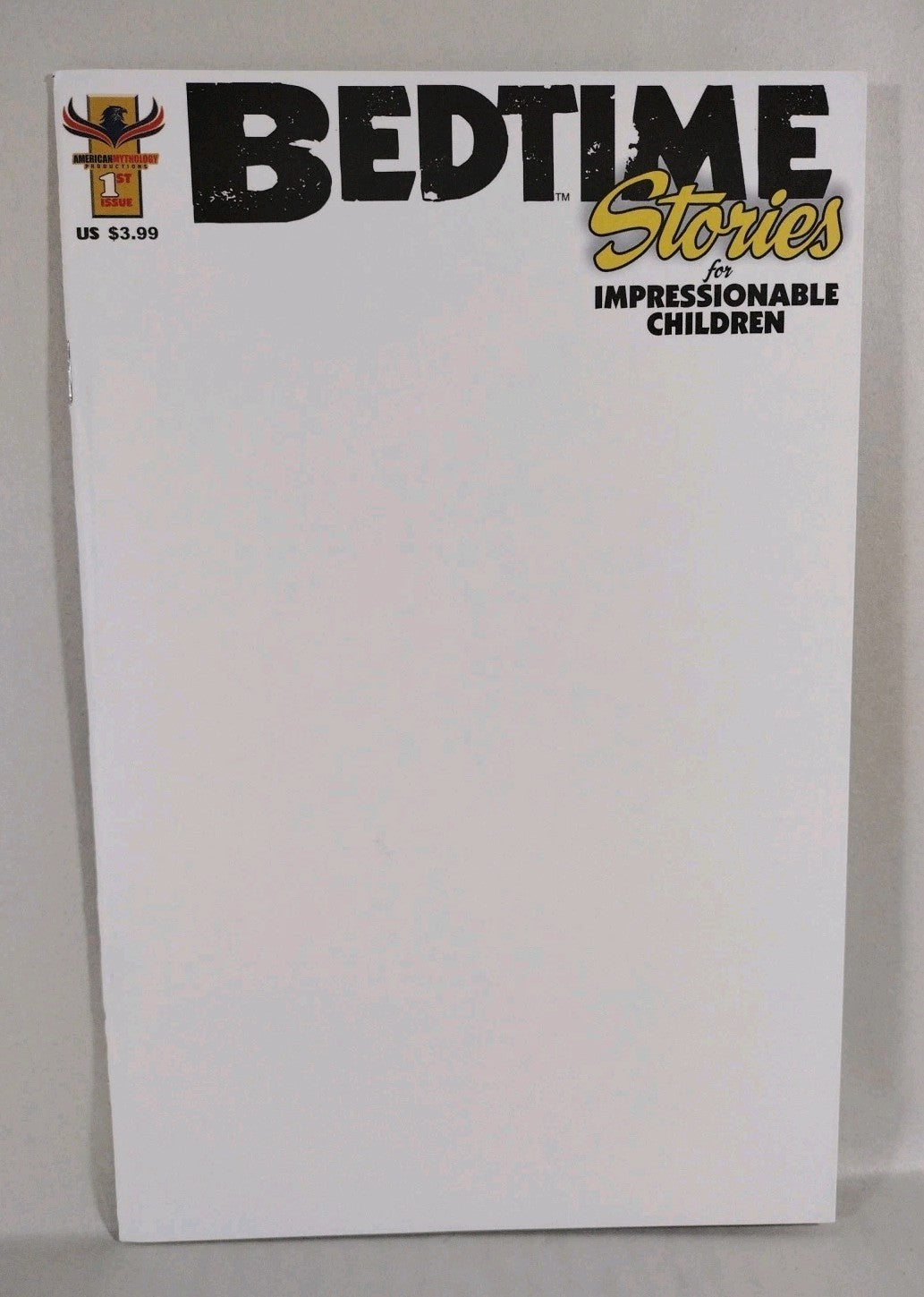 Bedtime Stories For Impressionable Children #1 (2017) AMP Blank Sketch Cover...