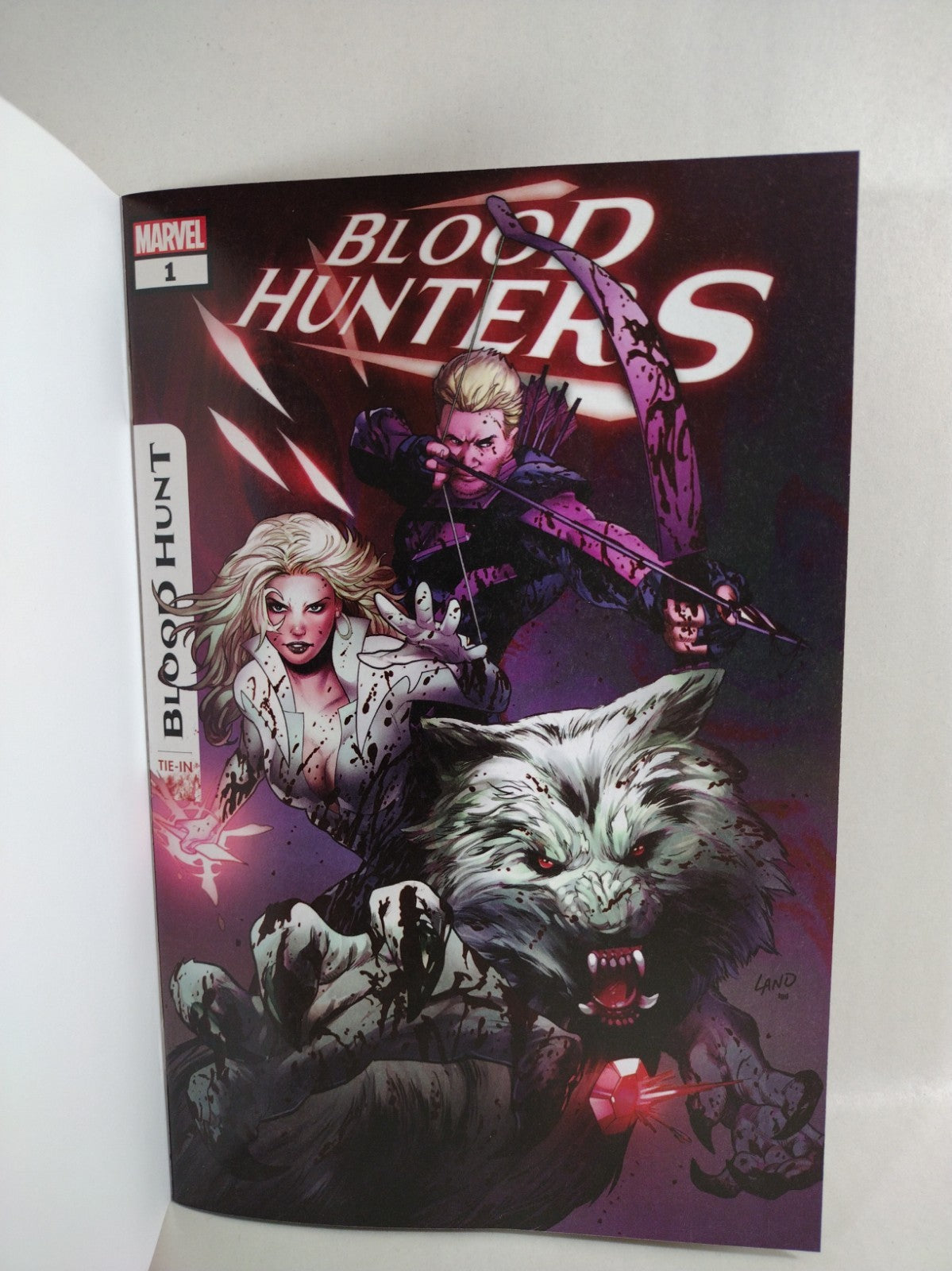 Blood Hunters #1 (2024) Marvel Comic Red Blank Sketch Variant NM