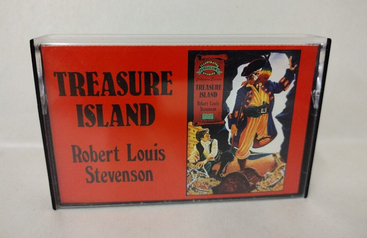 Treasure Island (1991) Pendulum Press Cassette W Piracy Booklet + Postcards