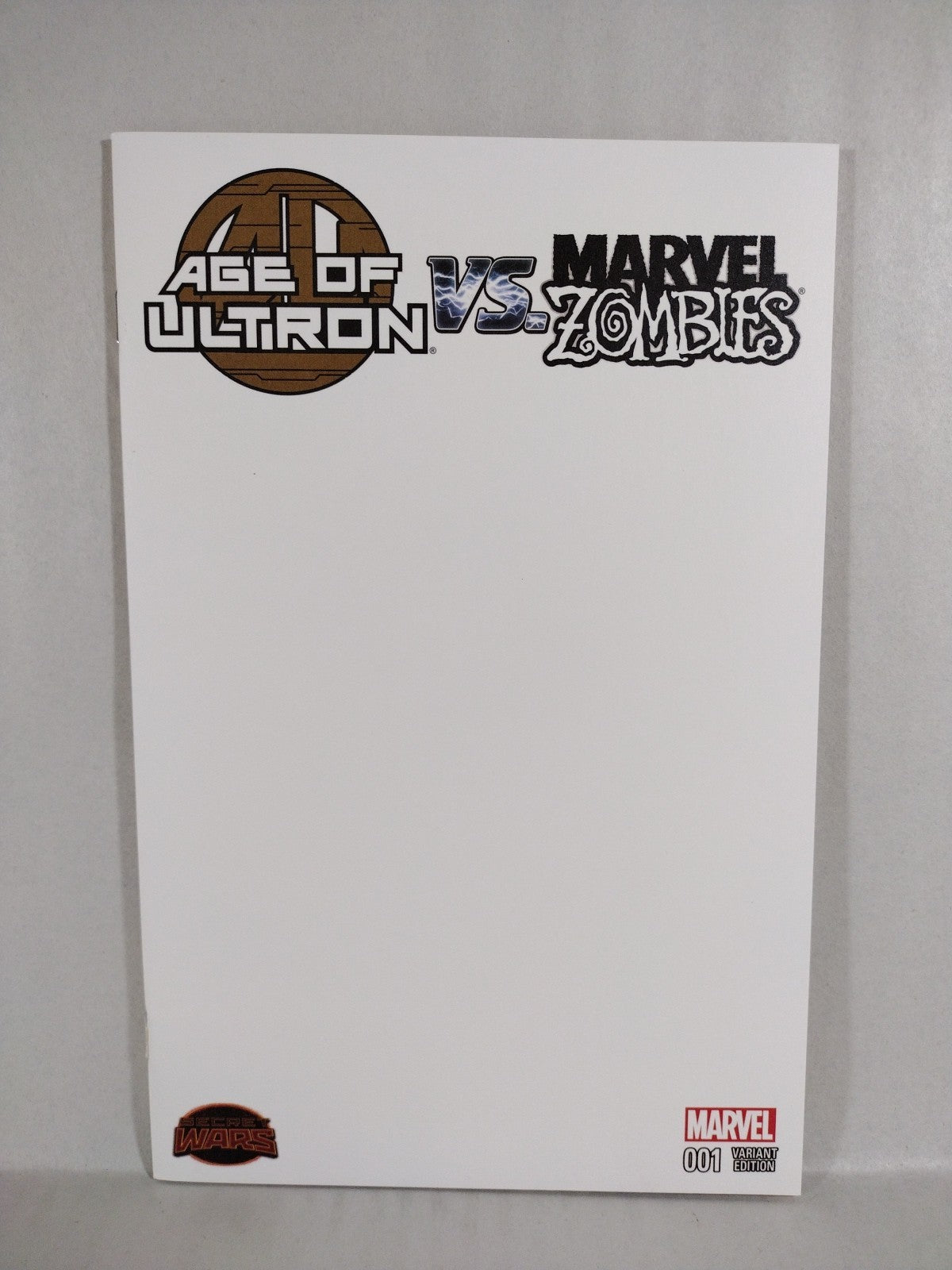 Age Of Ultron Vs Marvel Zombies #1 (2015) Marvel Comic Blank Variant Cover NM