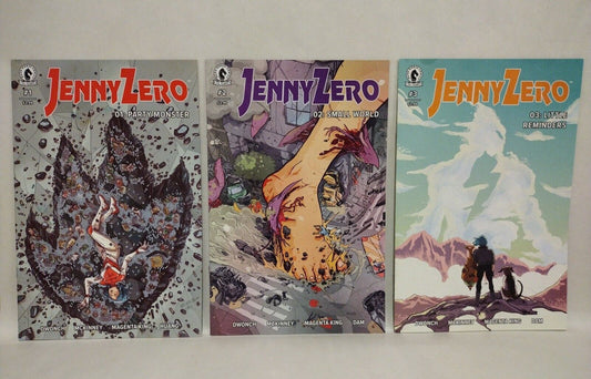 JENNY ZERO (2021) Dark Horse Comic Lot Set #1 2 3 Corrected Edition Dwonch 