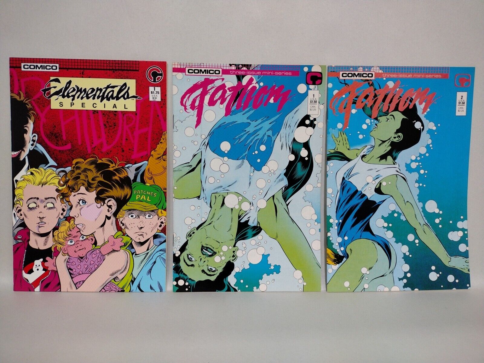 Elementals 1984 Comic Lot  3 5 7 8 10 11 14 15 26 Special Fathom 1-3 Monolith 4