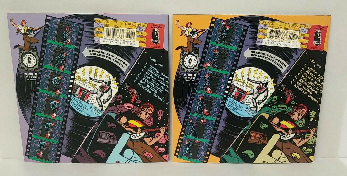 RED ROCKET 7 (1997) Comic Album Magazine # 3 4 5 7 Dark Horse Mike Allred