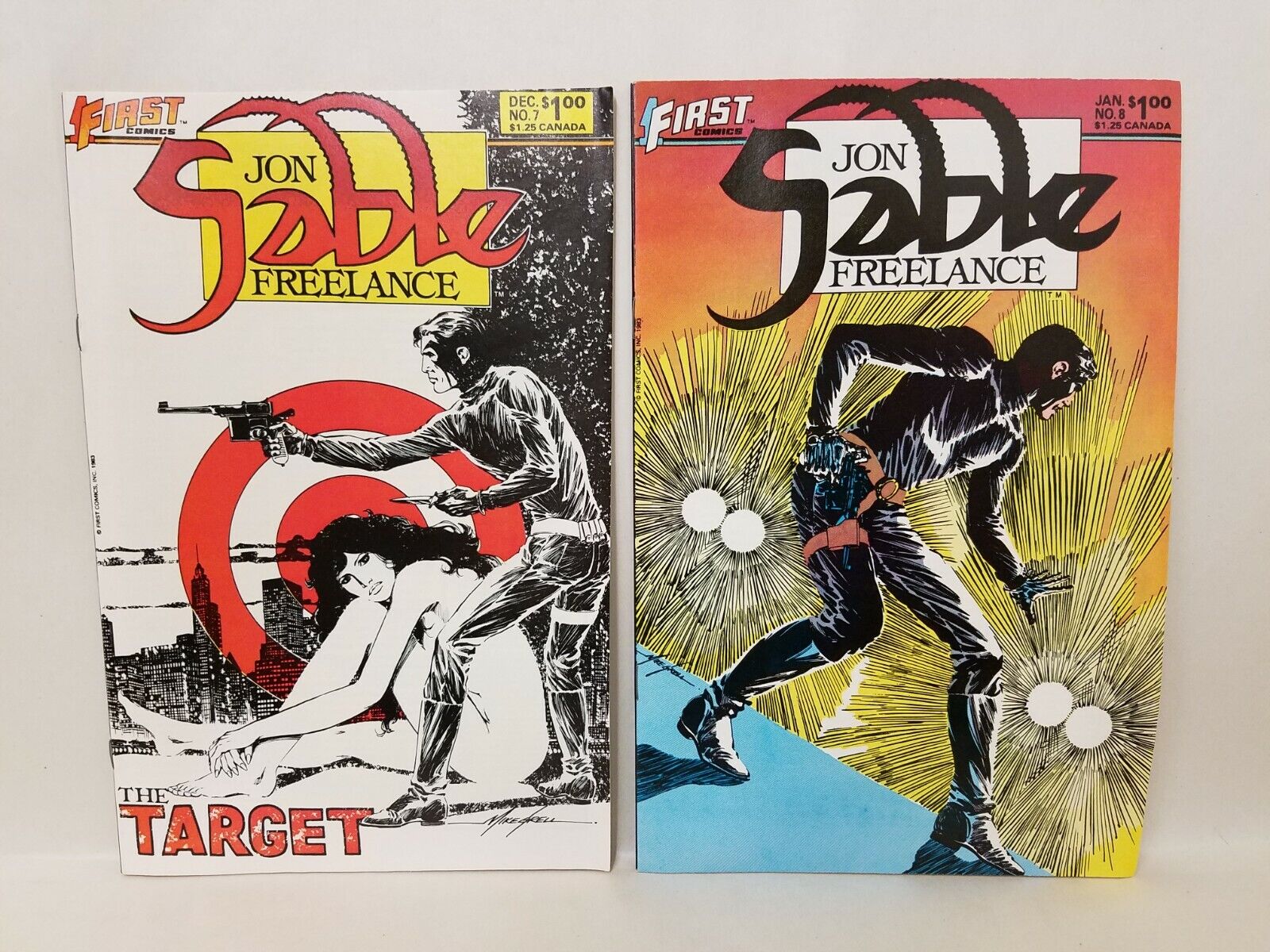 Jon Sable Freelance (1983) #1-10 1st Appearance & Origin Mike Grell First Comics