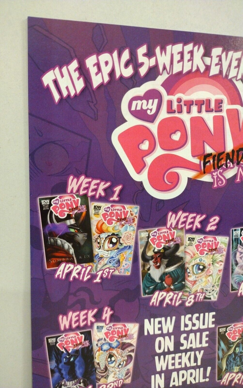 My Little Pony Fiendship Is Magic #1 (2015) IDW Comic Amy Mebberson Cover A