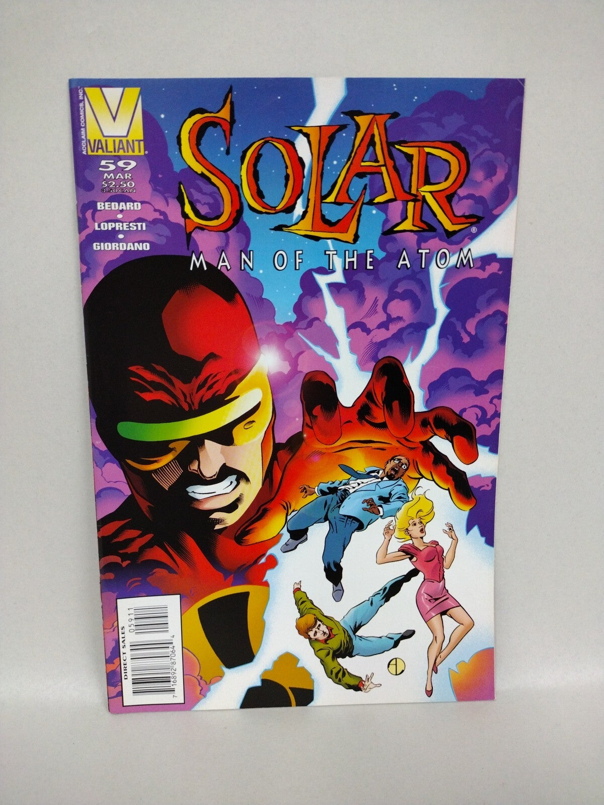 Solar Man Of The Atom (1995) Valiant Comic Lot #58 59 60 Low Print Last Issues