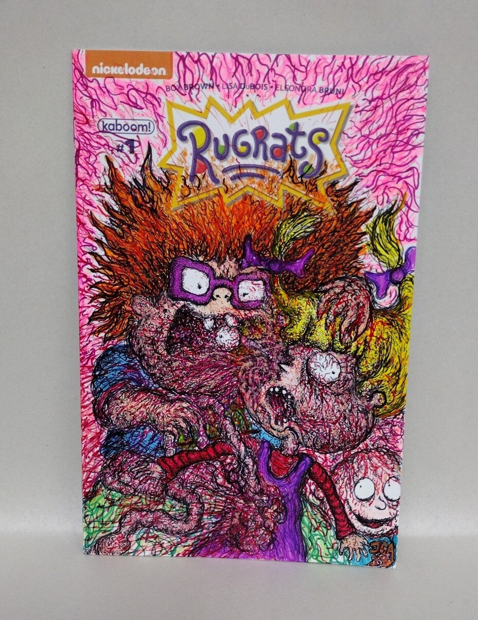 RUGRATS #1 (2017) Sketch Cover Comic W Original JOSE GABRIEL ANGELES (JGA) Art 