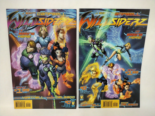 Wildsiderz #0 (2005) Wildstorm J Scott Campbell Comic 1st Appearance Cover A & B