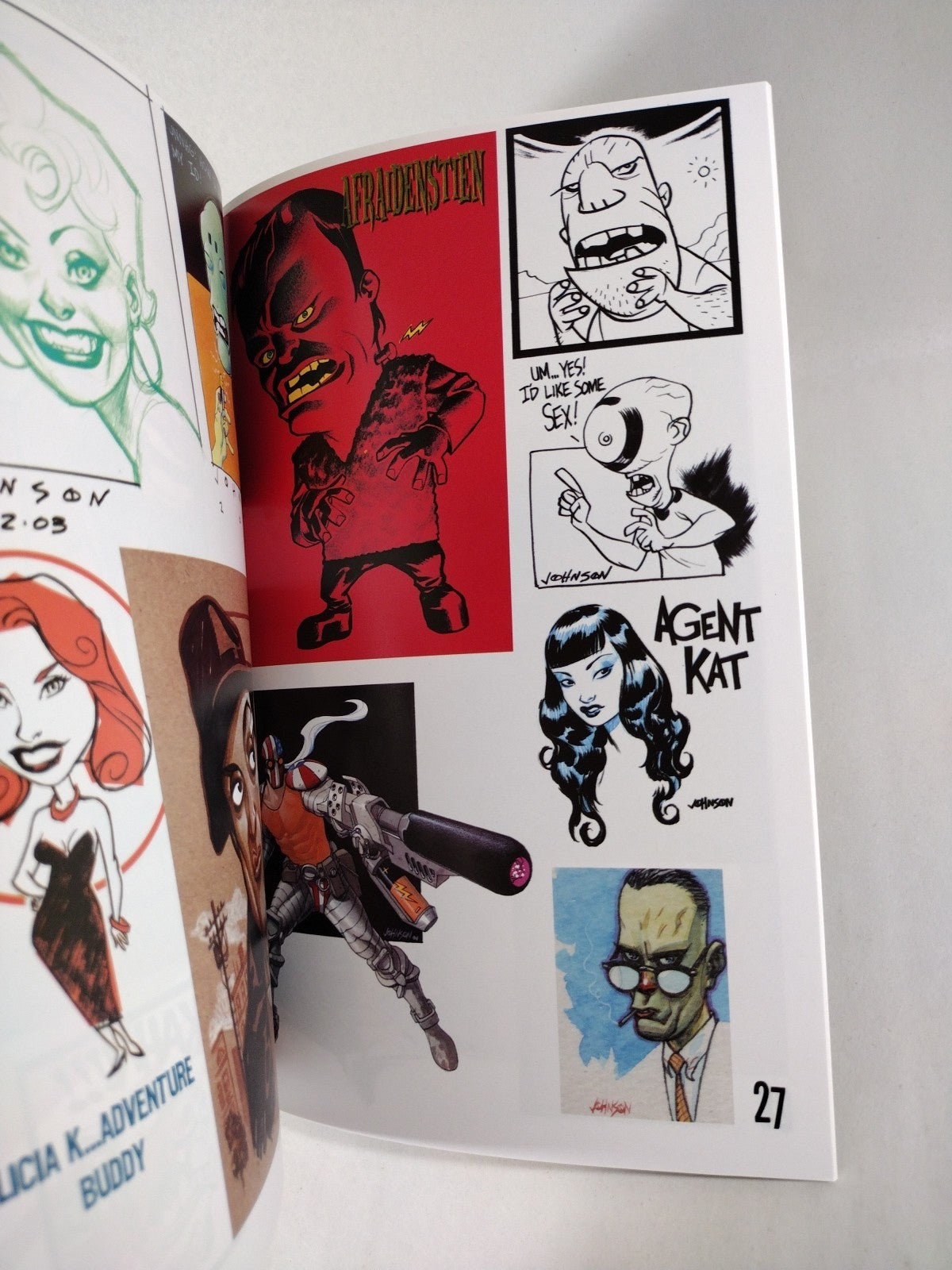Dave Johnson 2006 Sketchbook TPB New Unread Boom! Devilpig Studios