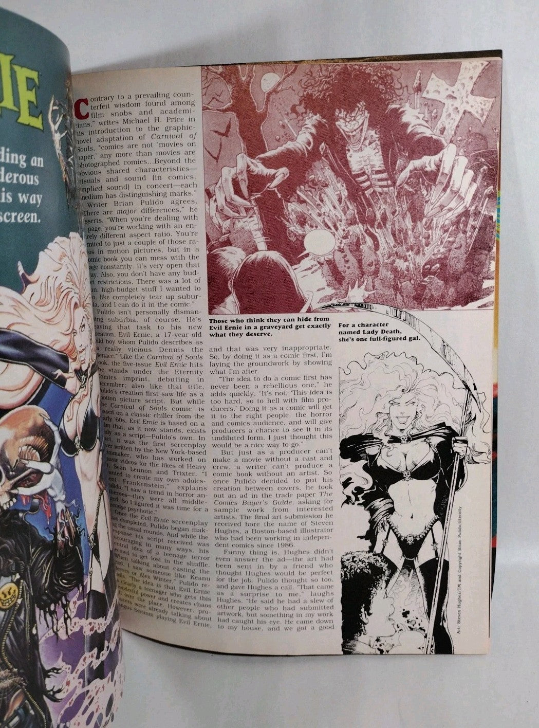 FANGORIA Magazine #108 (1991) Freddy's Dead People Under The Stairs Evil Ernie