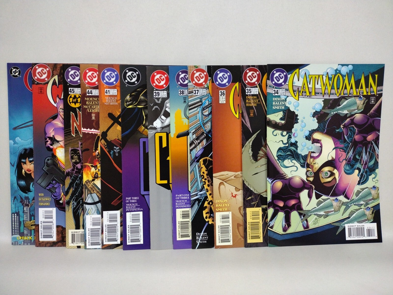Catwoman 1996 DC Comic Lot Set 34 35 36 37 38 39 40 41 44 45 Annual 3 Vampirella