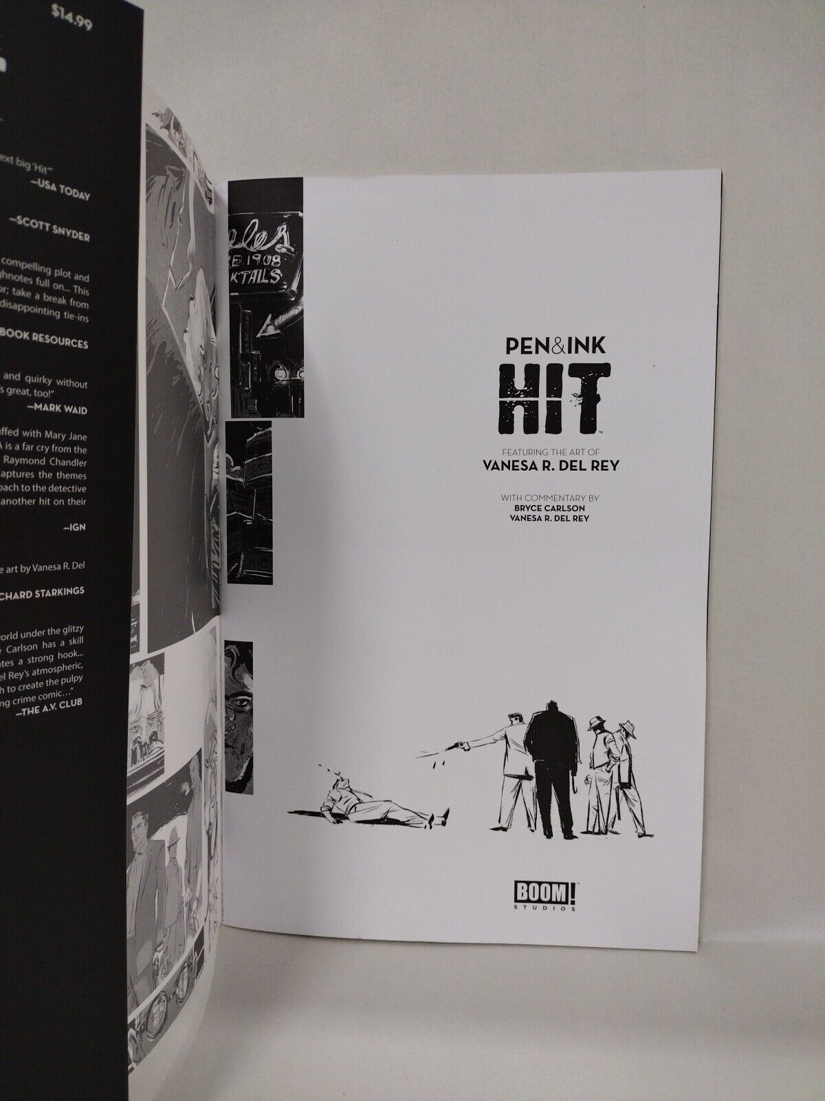 HIT (2014) Oversize Pen & Ink Edition Boom SC Collects #1 & 2 Vanesa R Del Rey