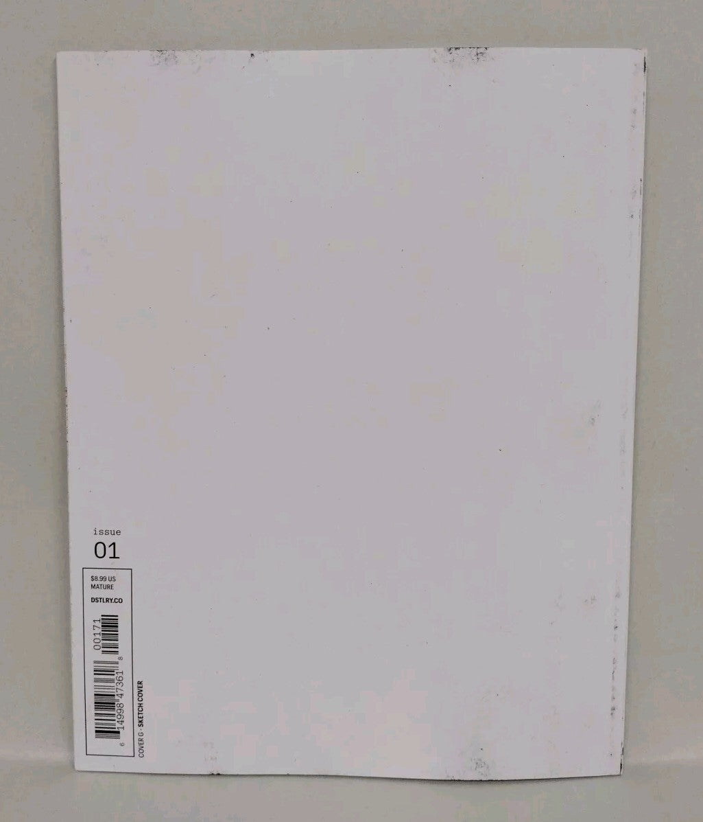 City Beneath Her Feet #1 DSTLRY Sketch Cover Comic W Orignal DCastr Art ARG COA