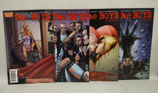 The Boys (2007) Dynamite Comic Lot Set #15 16 17 18 Garth Ennis Robertson VF-NM