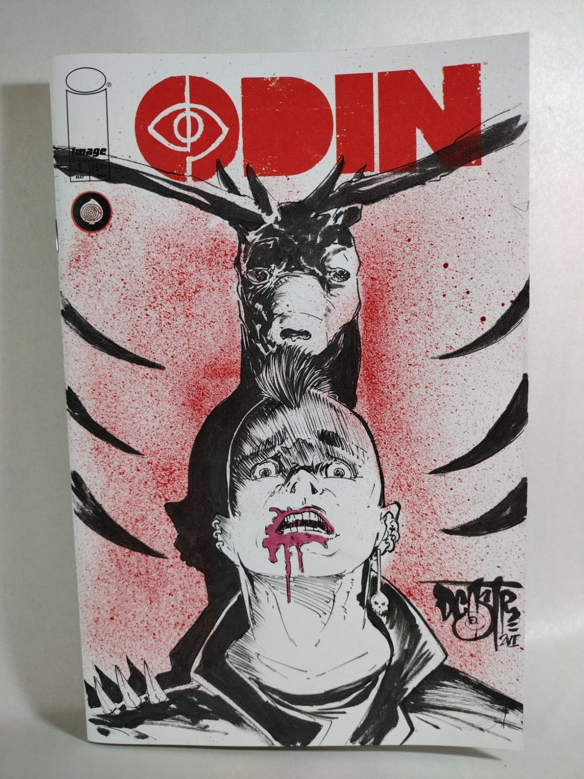 Odin #1 (2026) Image Comic Sketch Variant Cover W Original Dave Castr Art