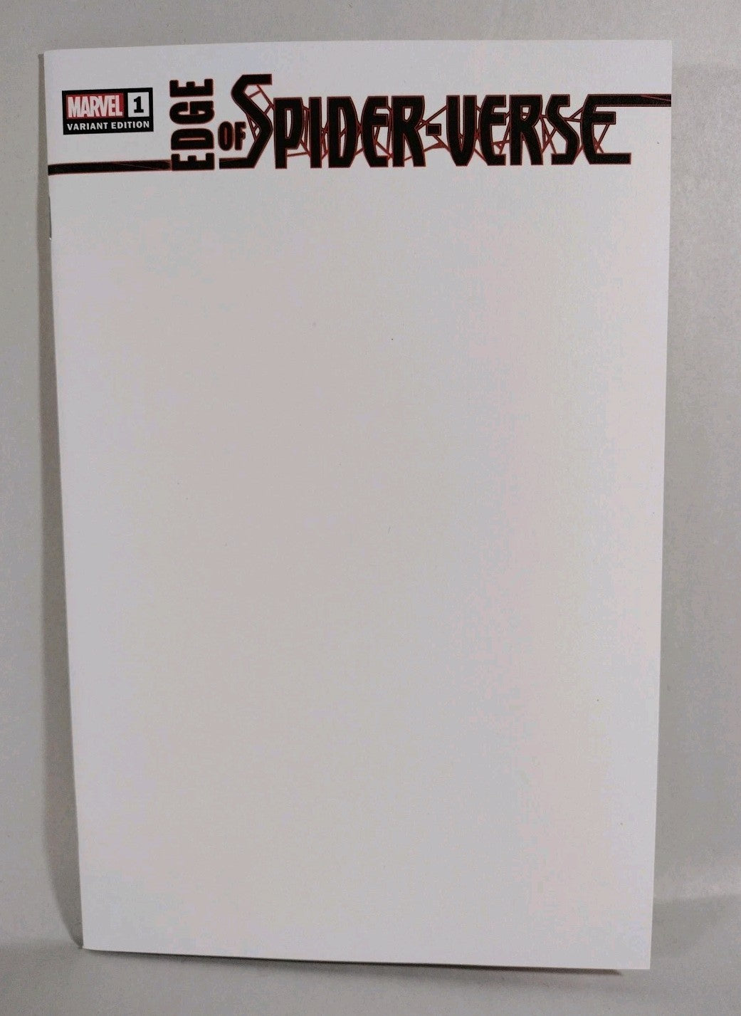 Edge Of The Spider-Verse #1 (2022) Marvel Blank Variant Cover Comic NM
