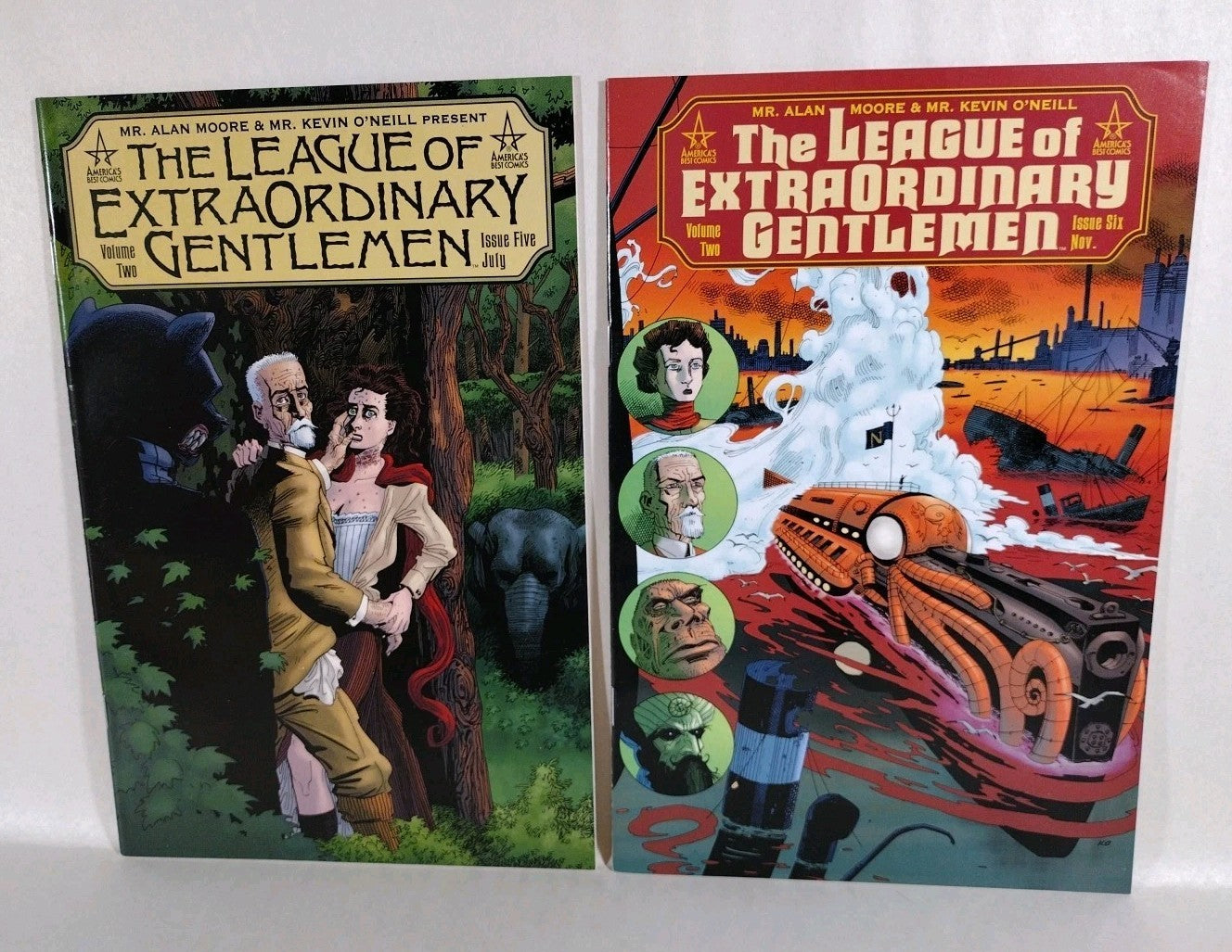 League Of Extraordinary Gentlemen Vol 2 (2002) Complete Mini-Series #1-6 VF-NM