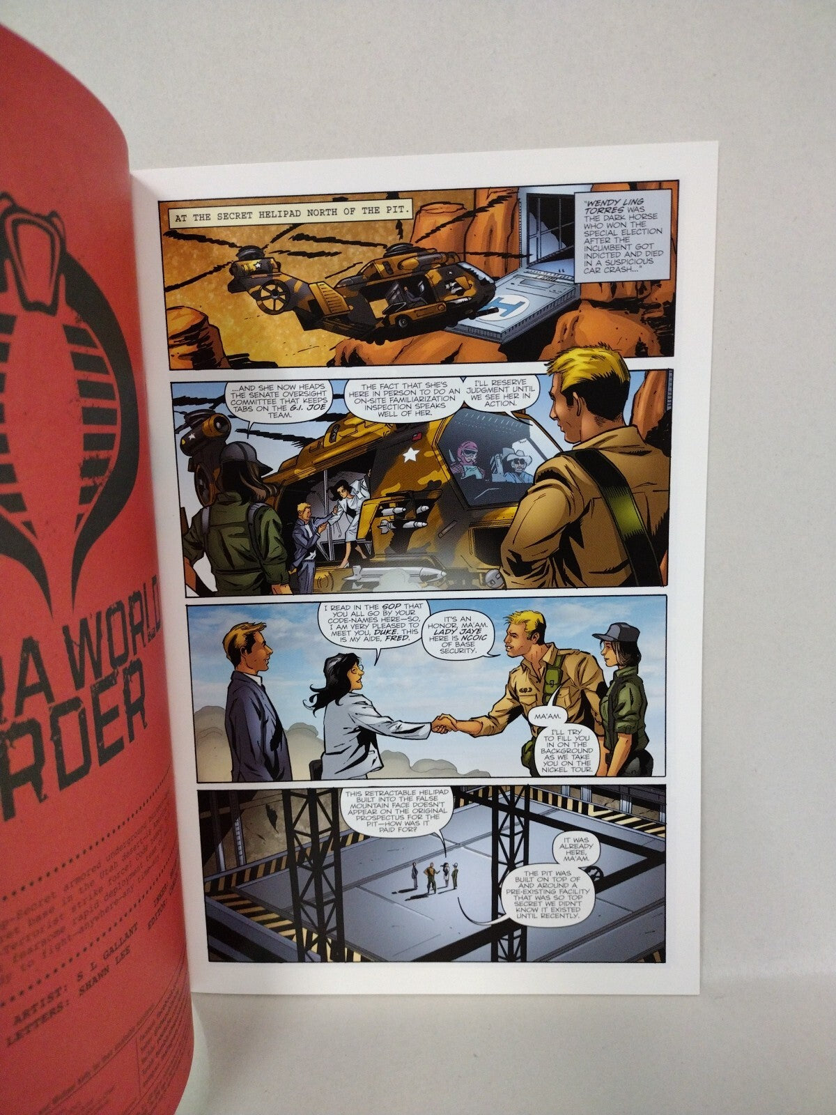 G.I. Joe Cobra World Order Prelude (2015) IDW Blank Variant Cover Comic NM