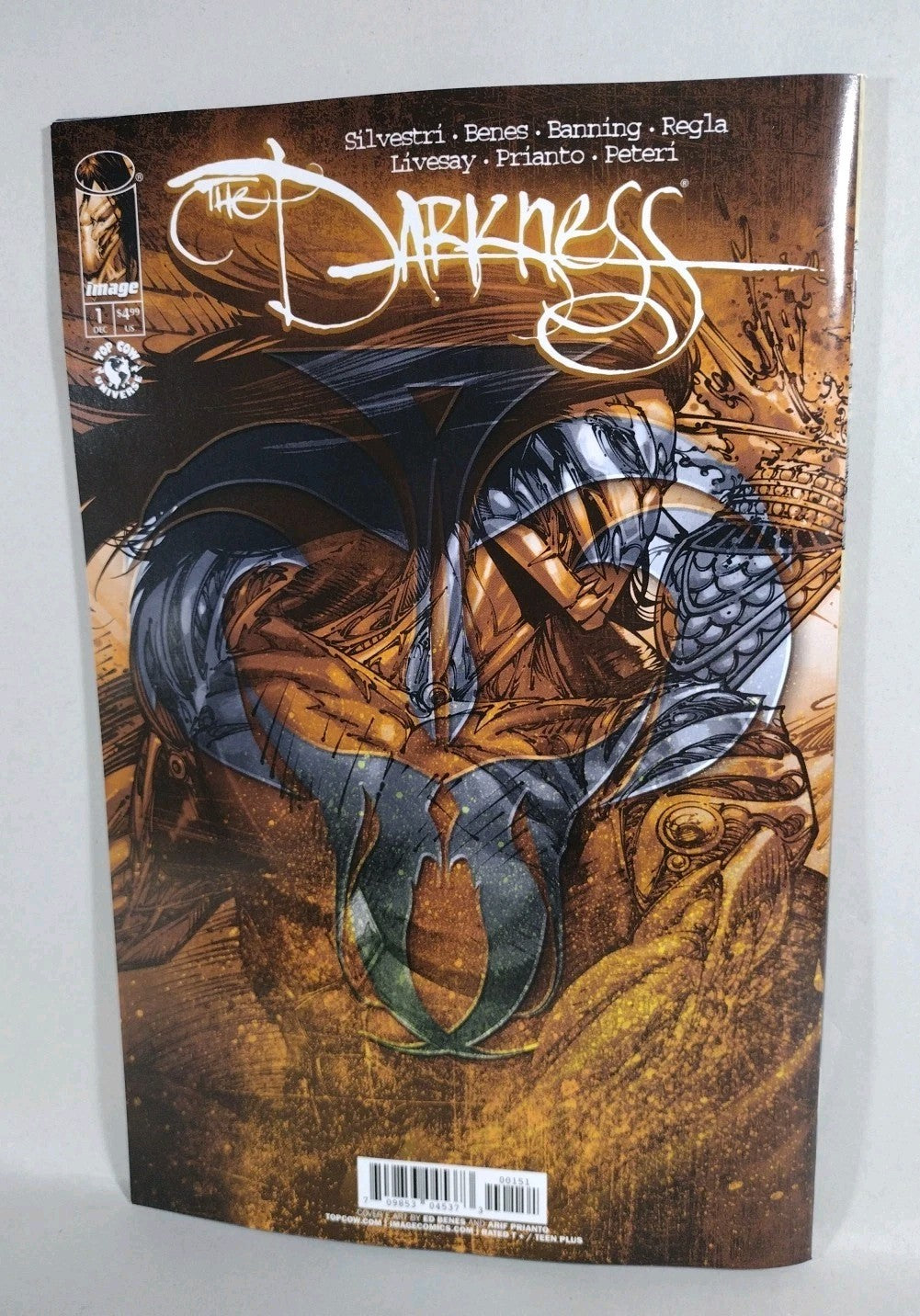 Darkness #1 (2025) Image Top Cow 1:10 Ratio Variant Cover Comic Ed Benes New NM