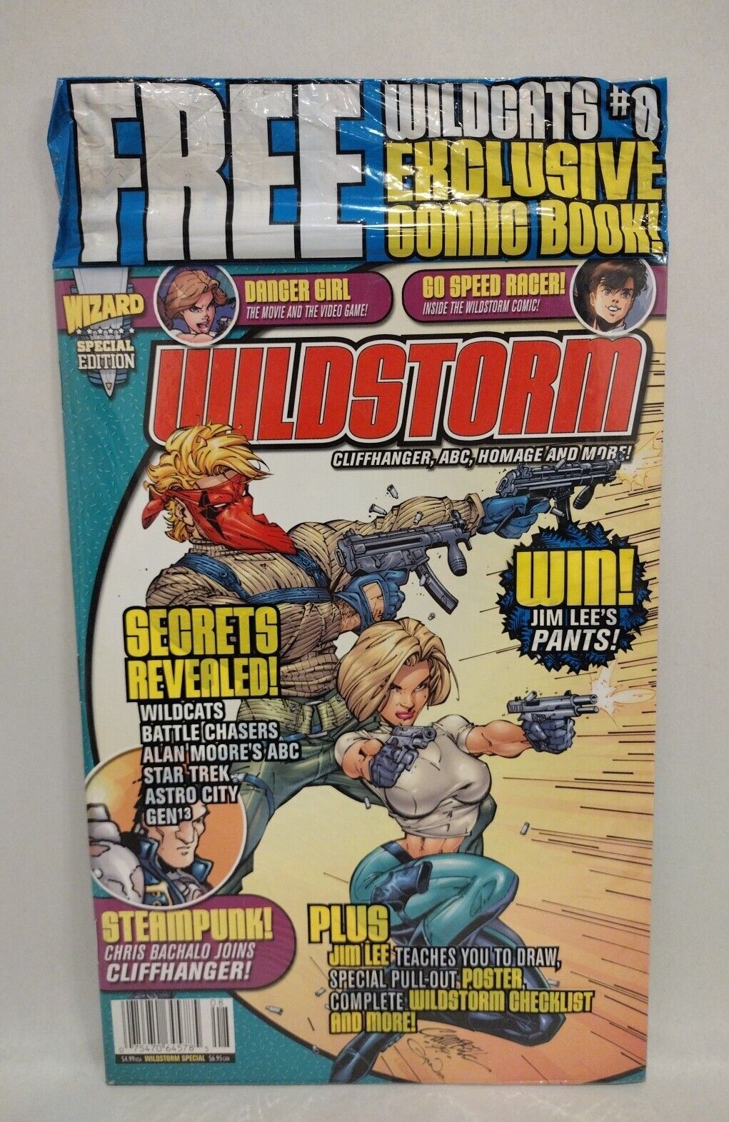 Wizard Magazine Wildstorm Special Edition New Sealed W Wildcats #0 Comic