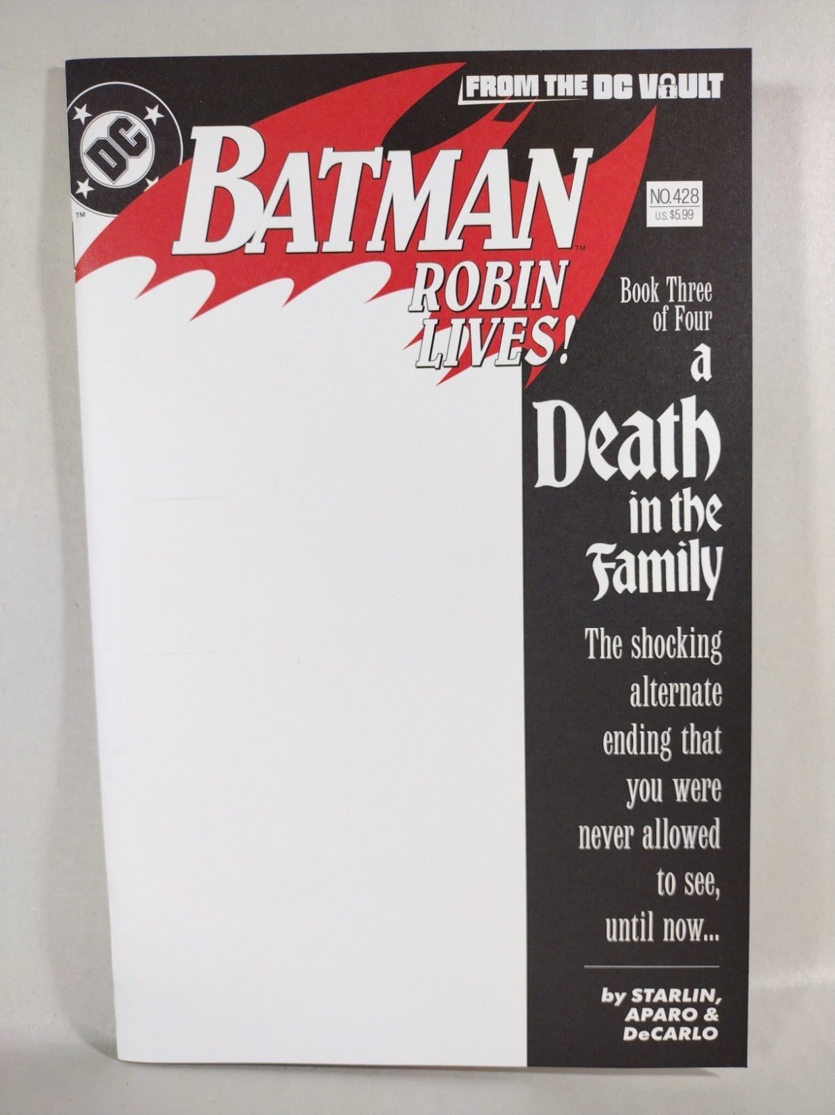 Batman #428 (2023) DC Facsimile Edition Blank Sketch Cover Variant Comic NM