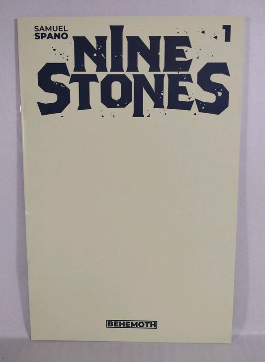 Nine Stones #1 (2021) Behemoth Blank Sketch Cover Variant Samuel Spano New NM