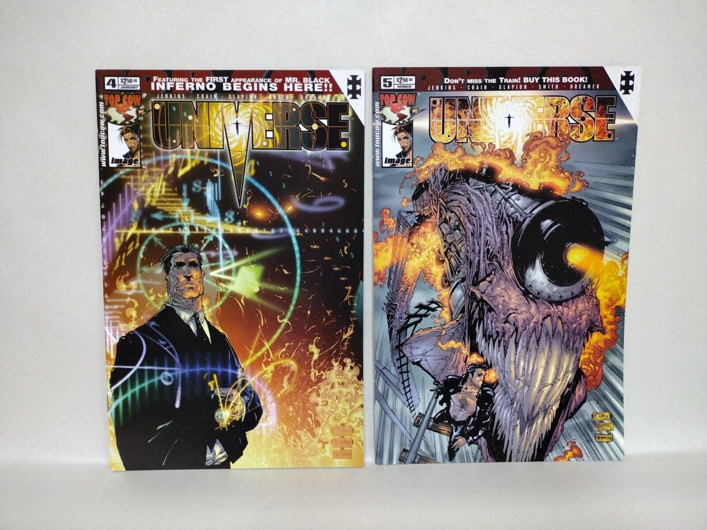 Universe (2001) Complete Image Top Cow Comic Set #1 DF Variant 2 3 4 5 6 7 8 