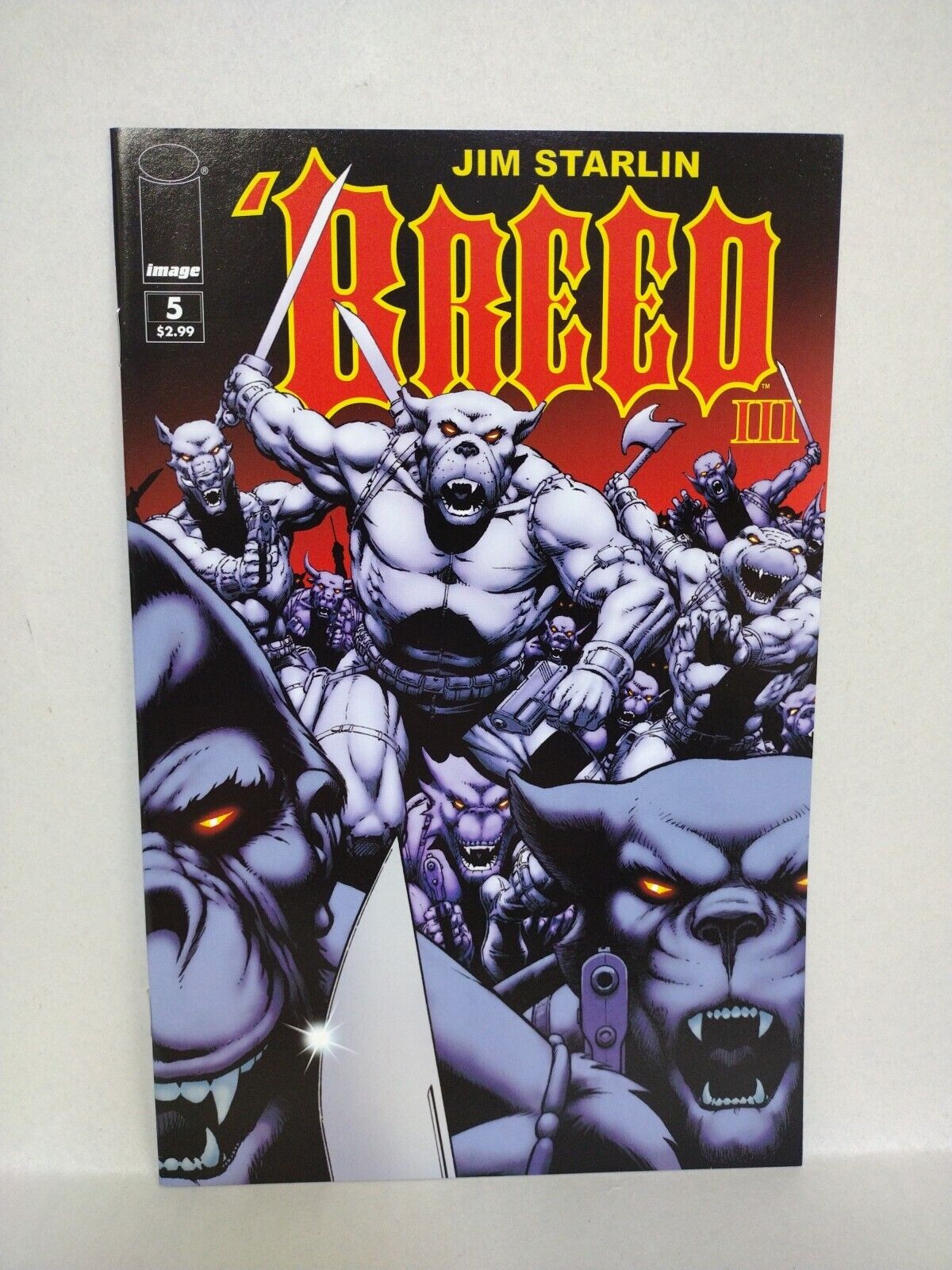 Breed III (2011) Image Comic Lot #4 5 Jim Starlin Last Issues VF-NM