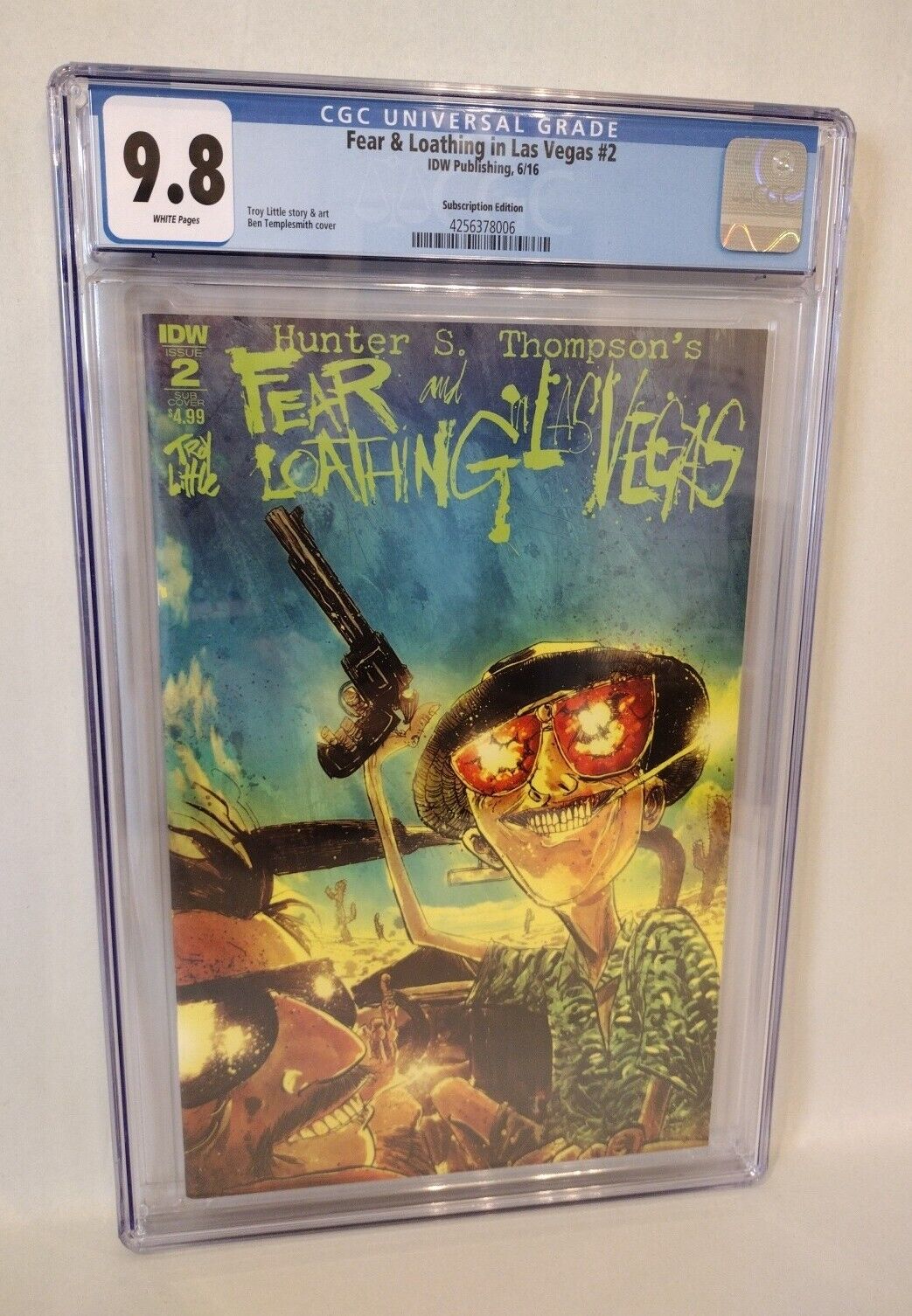 FEAR AND LOATHING IN LAS VEGAS 2 (2016 IDW Ben Templesmith Variant Comic CGC 9.8