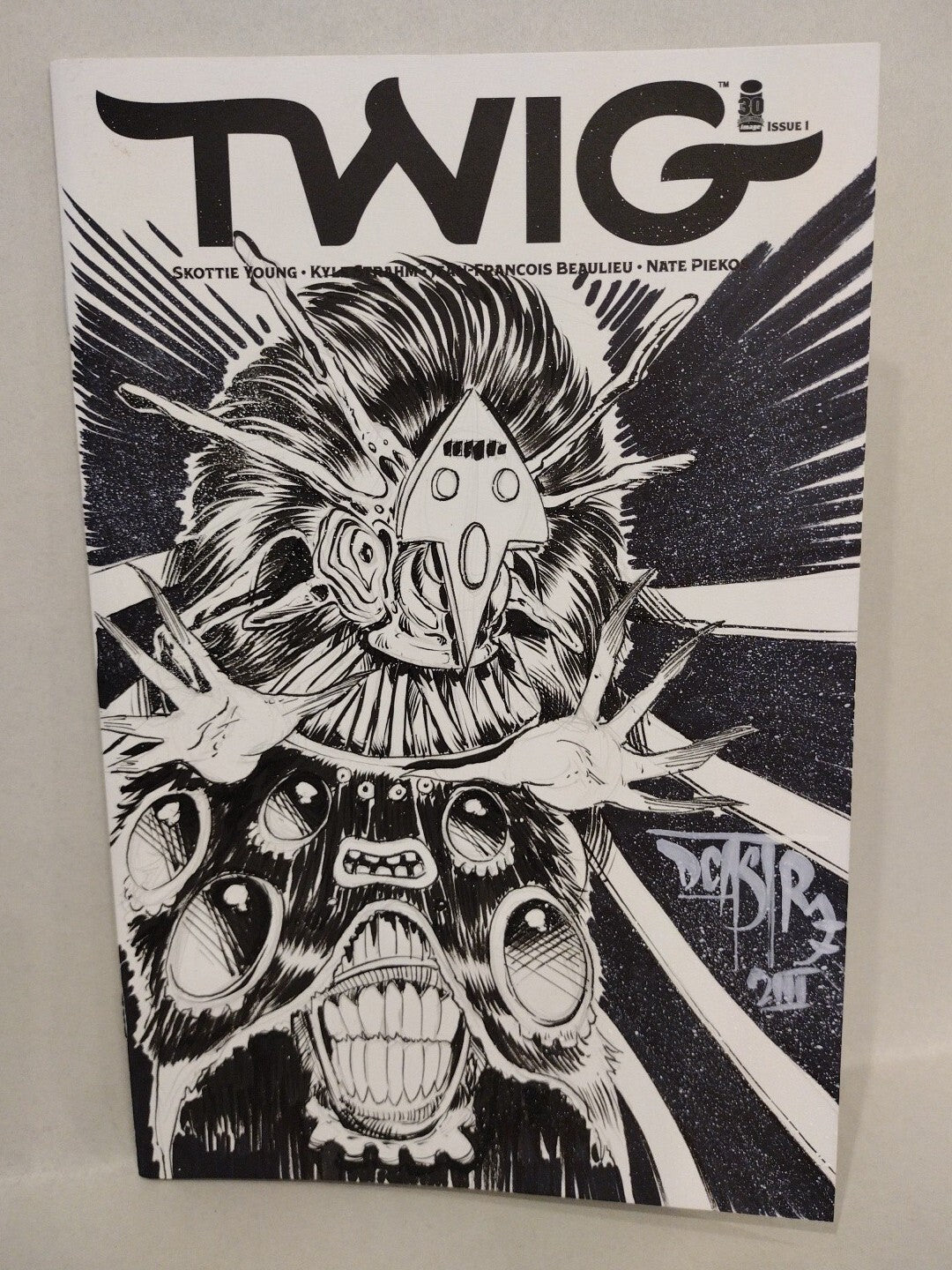 TWIG #1 (2022) Image Comic Blank Sketch Cover Variant W Original Dave Castr Art