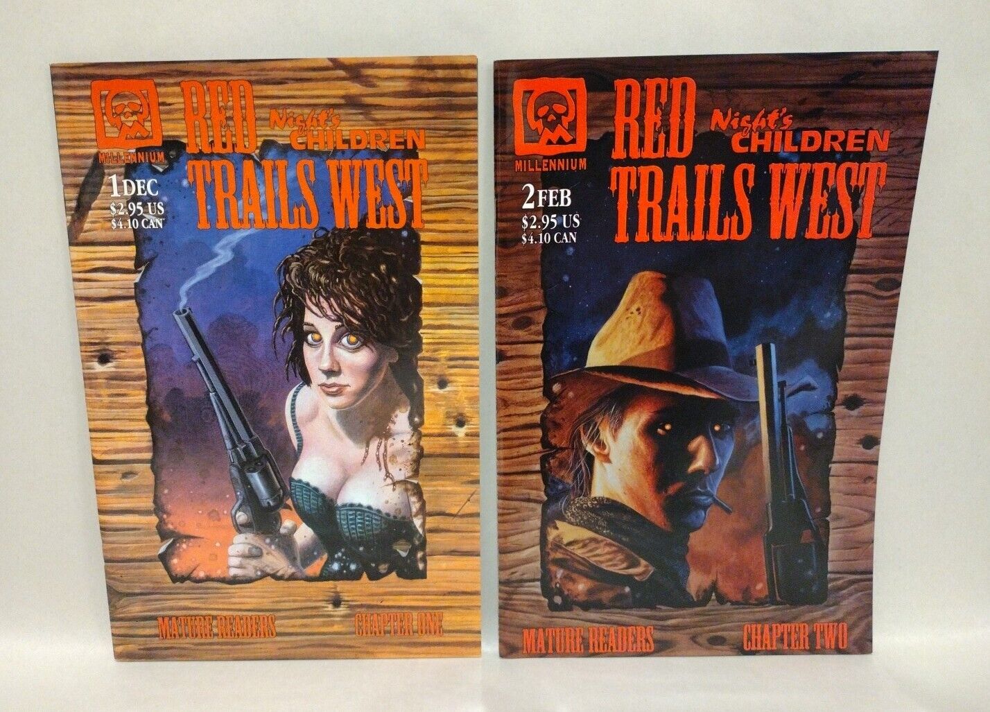 Night's Children (1994) Millennium 6 Comic Lot Ripper Vampire Red Trails West