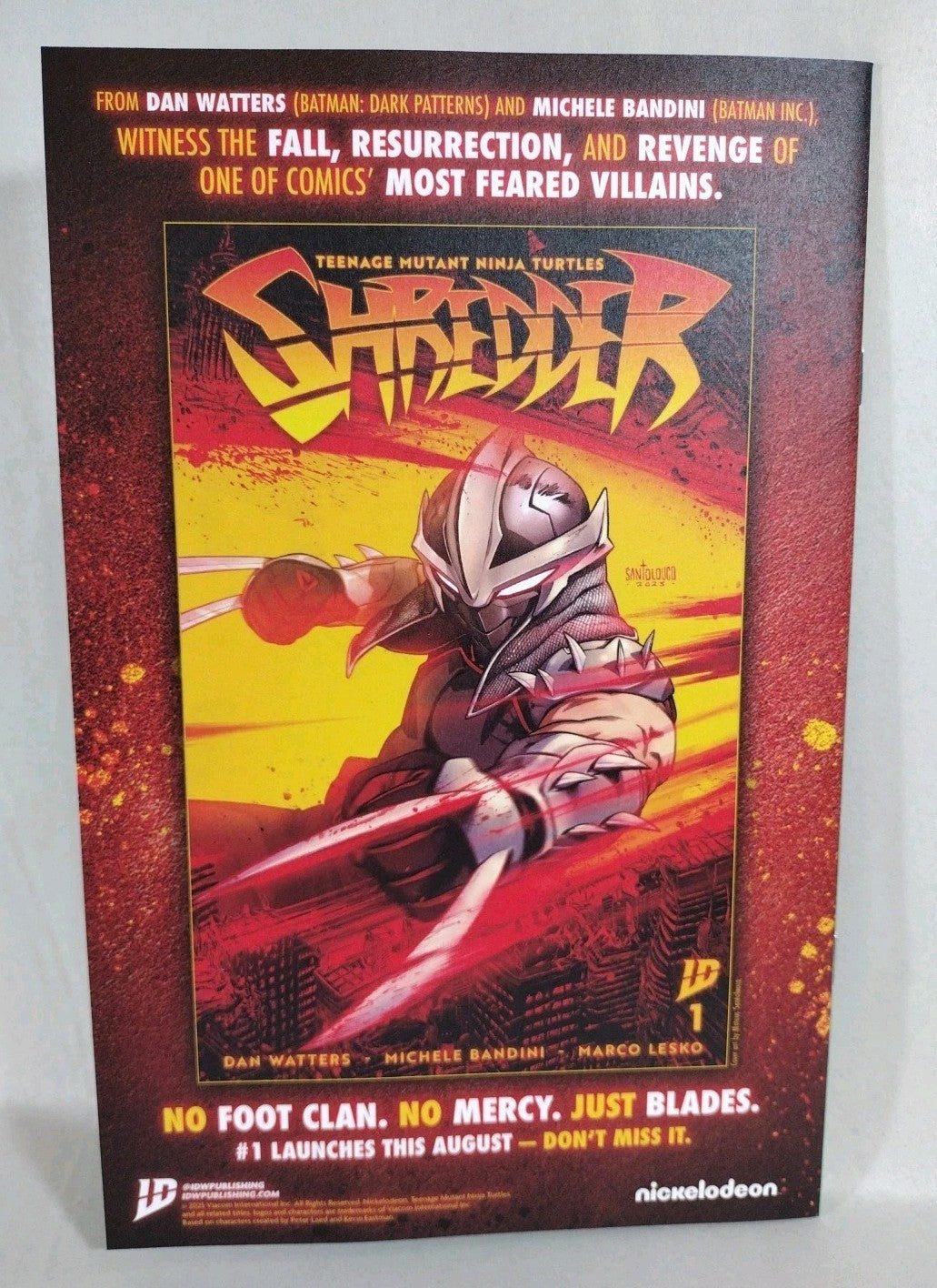 Godzilla #1 (2025) IDW Sketch Cover Variant Comic W Original Dave Castr Art