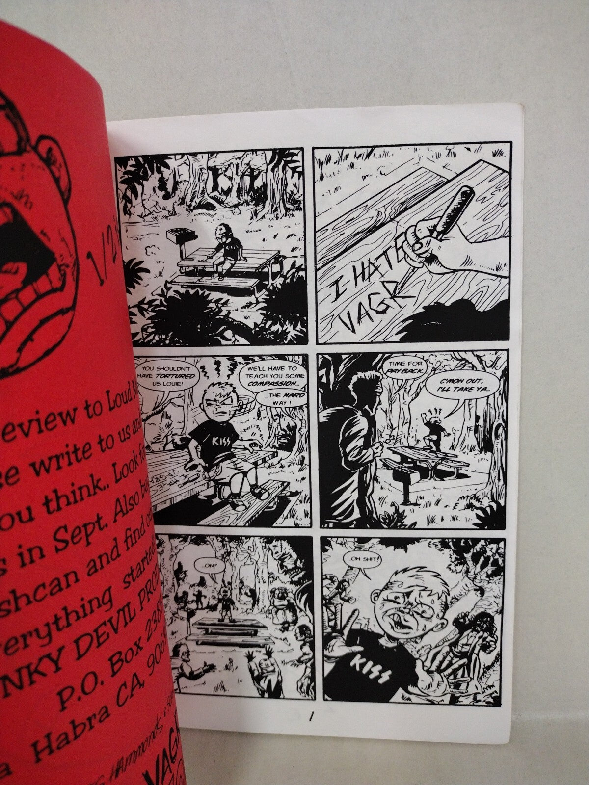 Loud Mouth Louie Ashcan Comic Set #1/2 & #2 (1996) Funky Devil Underground