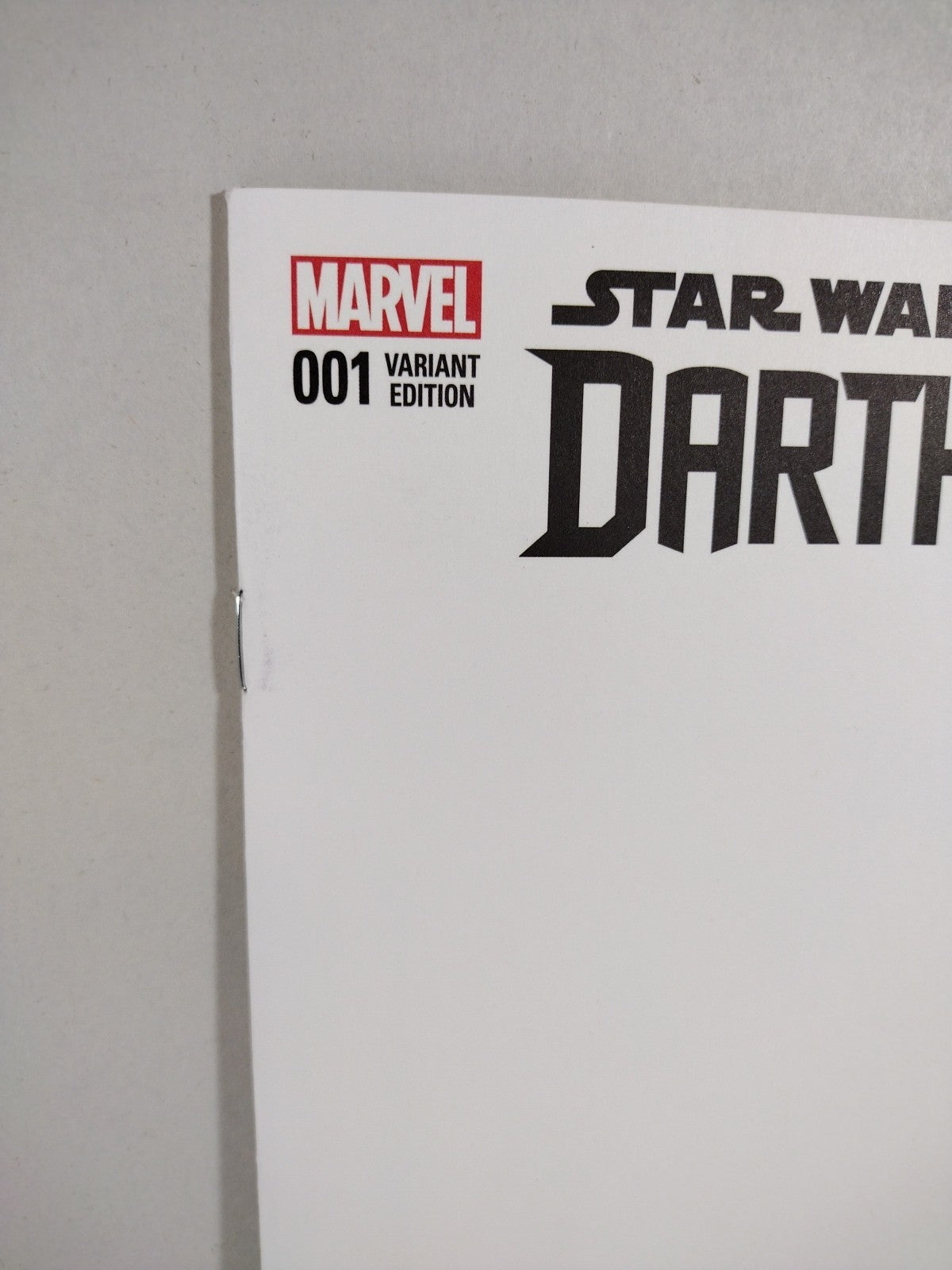 Darth Vader Annual #1 (2015) Marvel Blank Sketch Variant Cover Star Wars VF