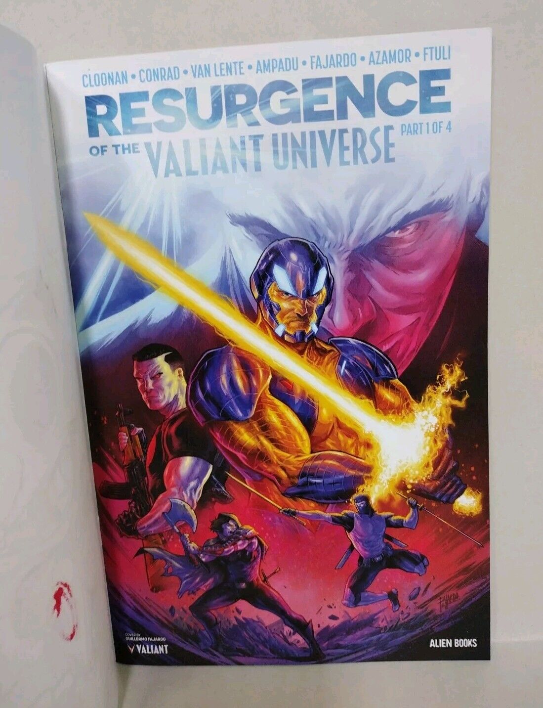 Resurgence Of Valiant Universe #1 (2024) Alien Comics Sketch Var W Original Art