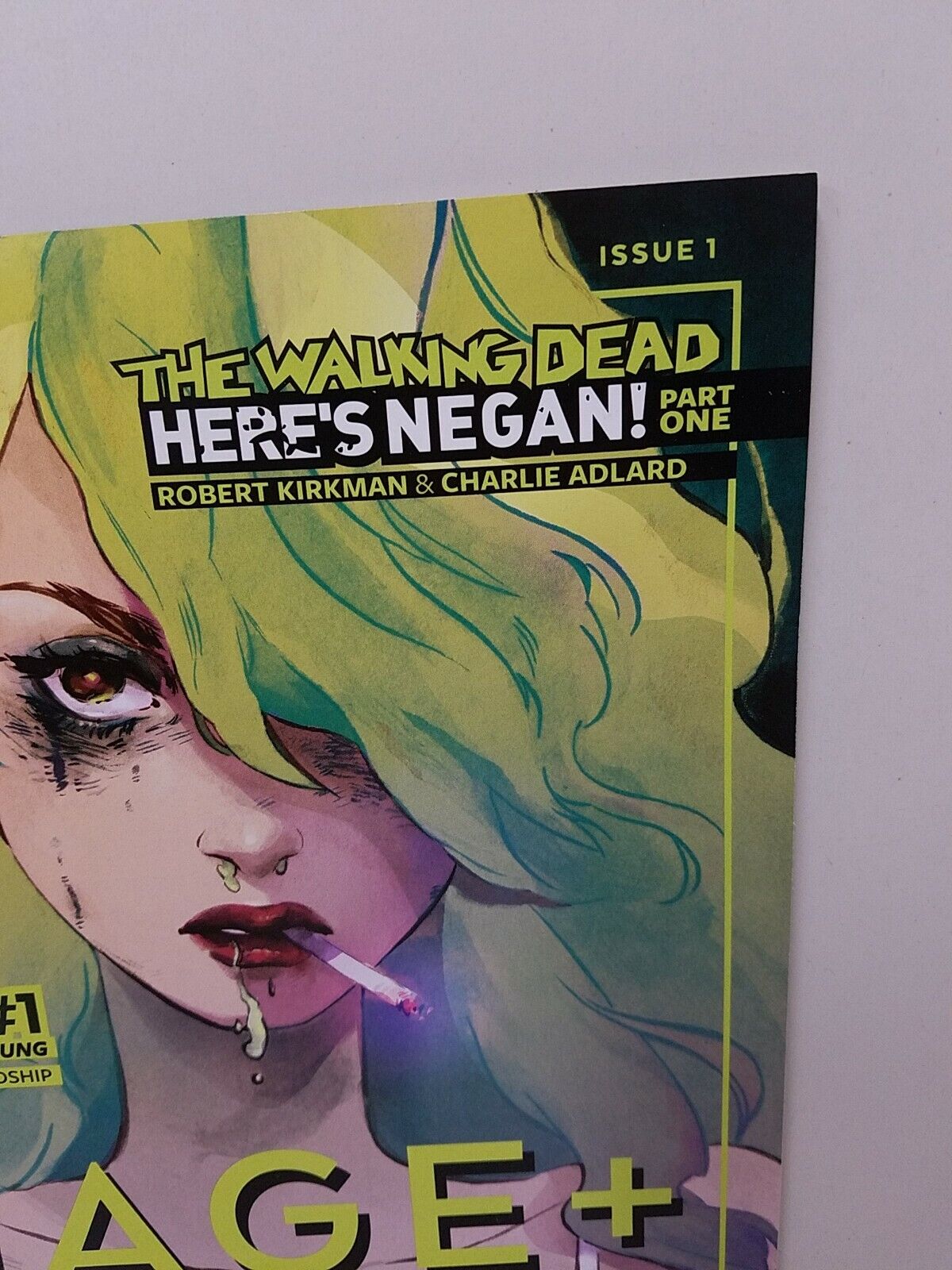 Image+ Plus 1 Magazine (2016) Walking Dead Here's Negan Origin Story Snot Girl