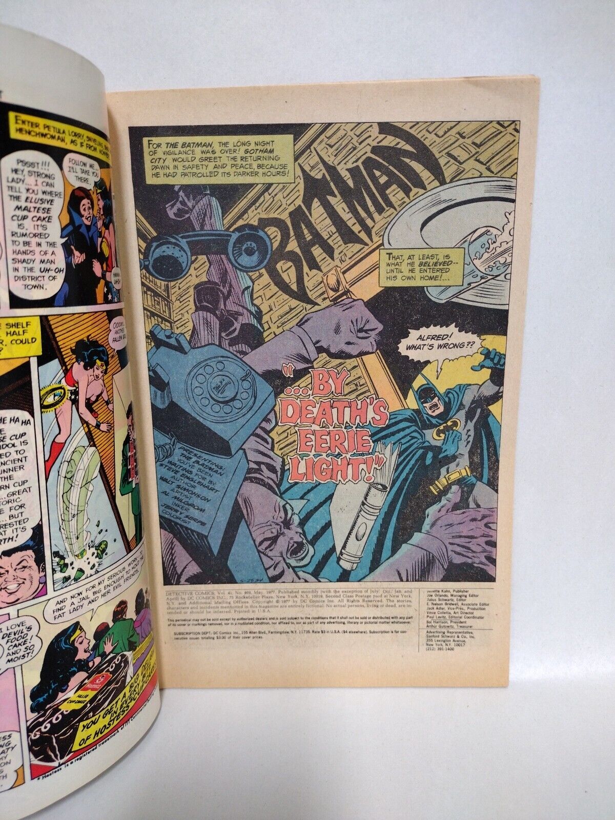 Batman Detective Comics 469 (1977) DC Comic 1st Appearance of Doctor Phosphorus